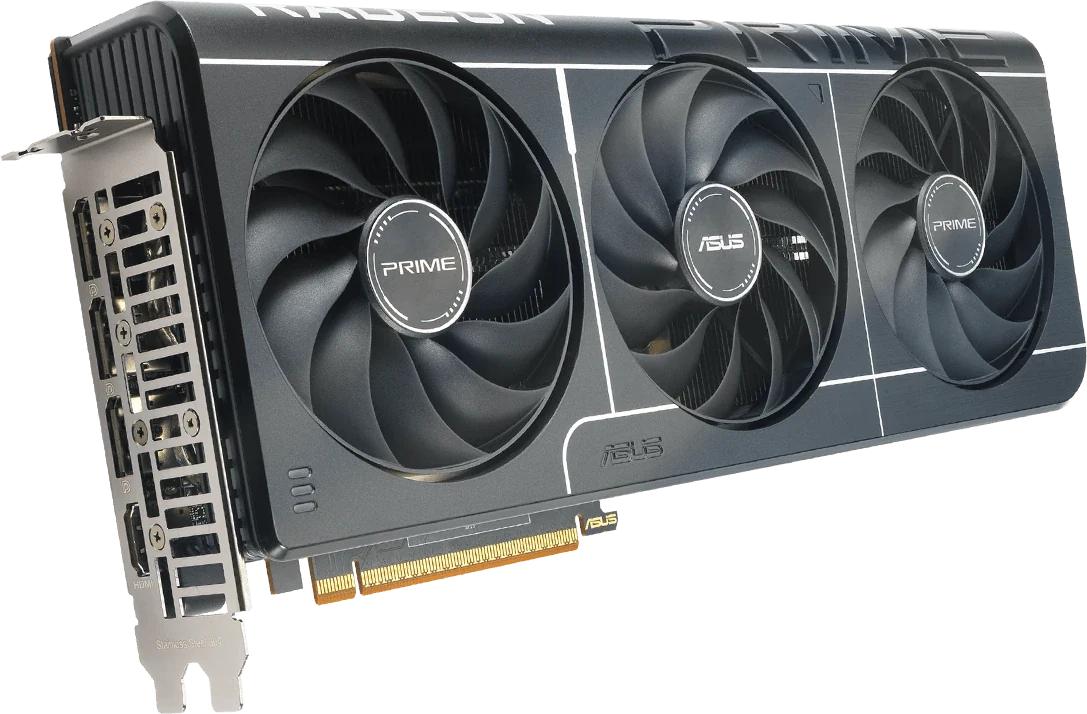 Product photograph: ASUS Prime Radeon RX 9070 XT OC 16GB