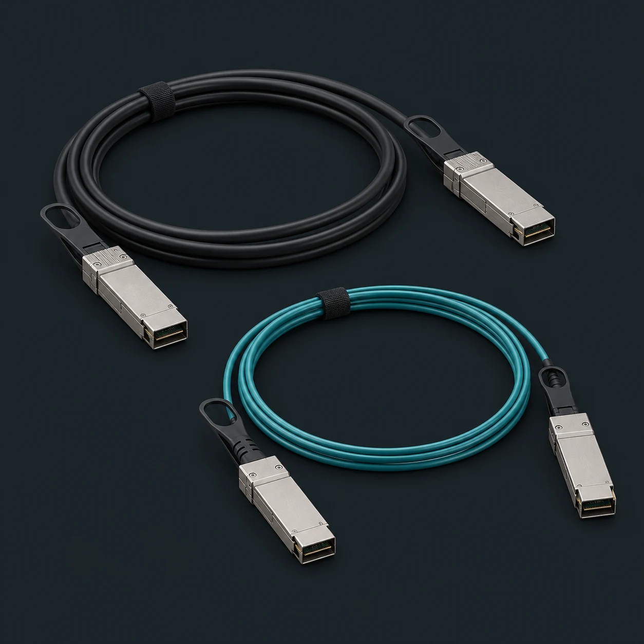 Illustrative configuration: DAC / AOC Cable Set (400-800G)