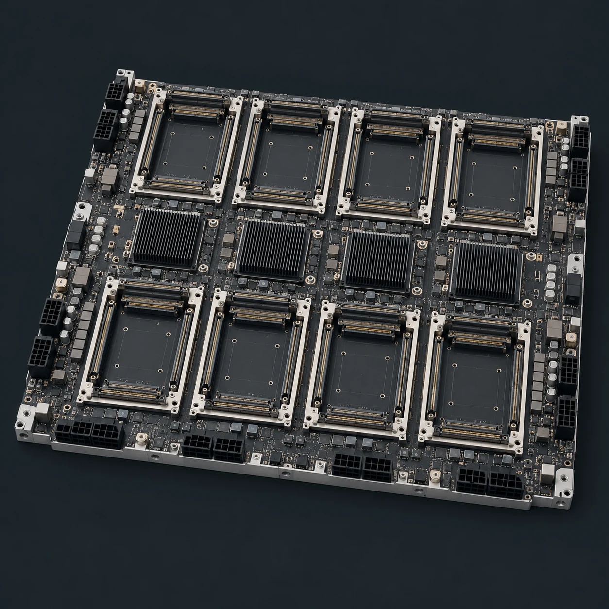 Illustrative configuration: HGX 8-GPU Baseboard